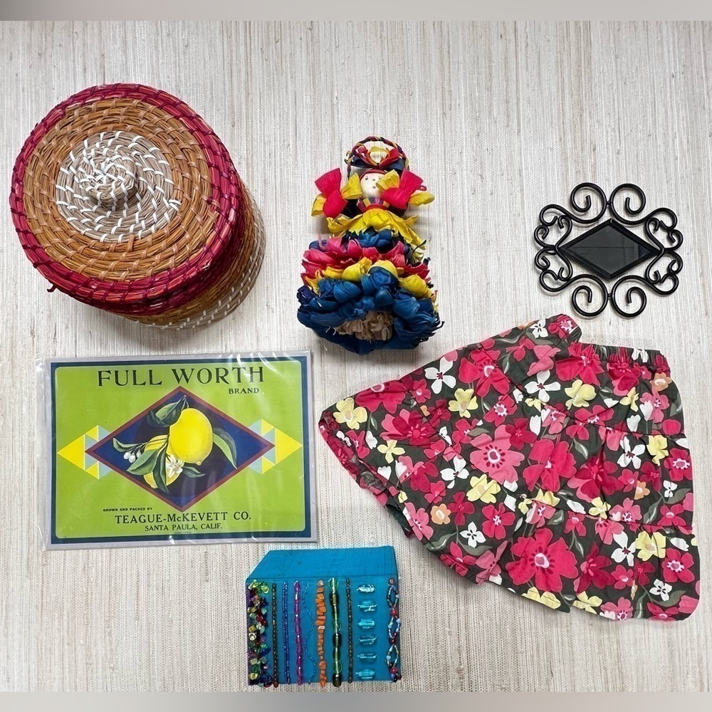 TABLEAU OLDE CALI.. 6 HandChosen OBJECTS